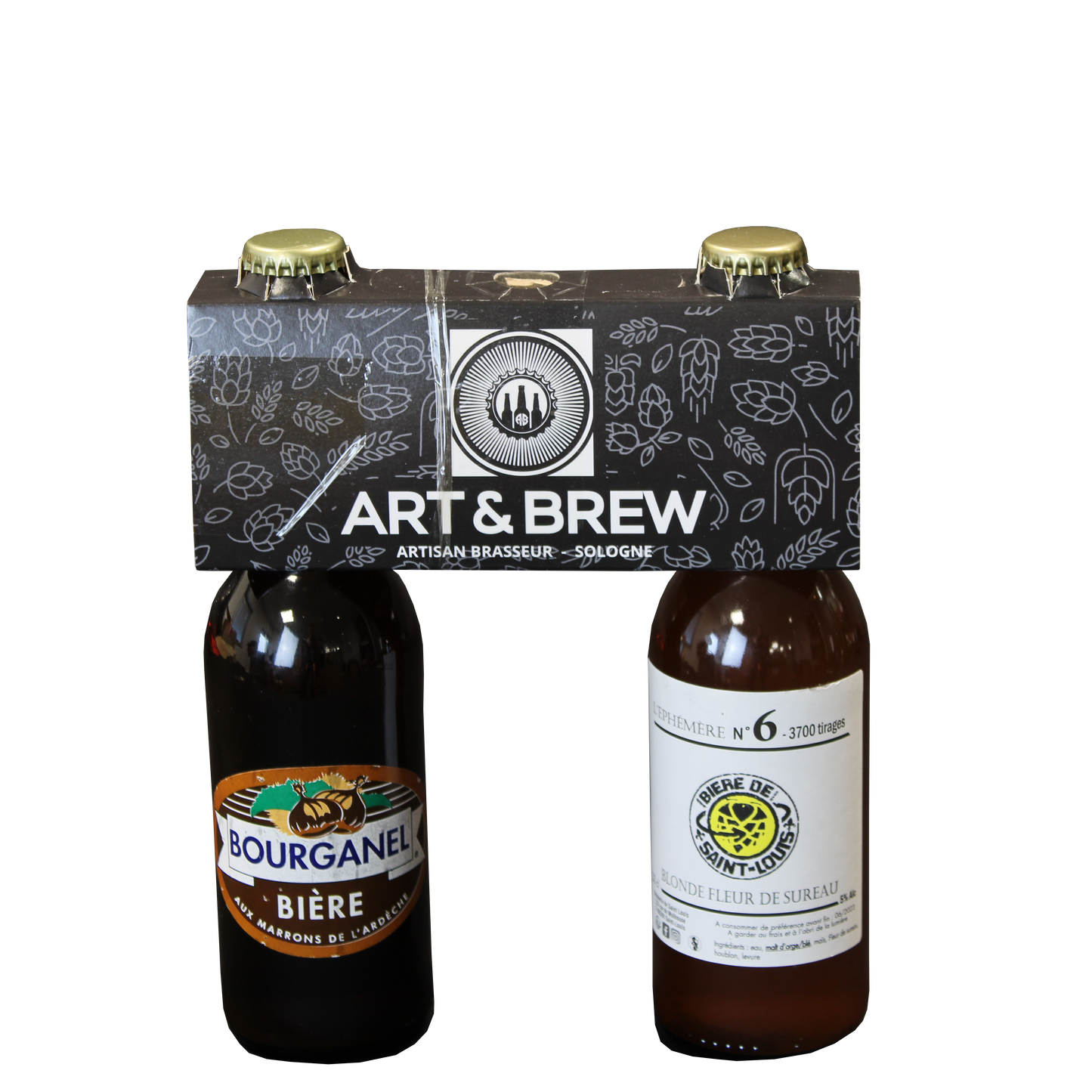 Tripack carton 3 bières personnalisé