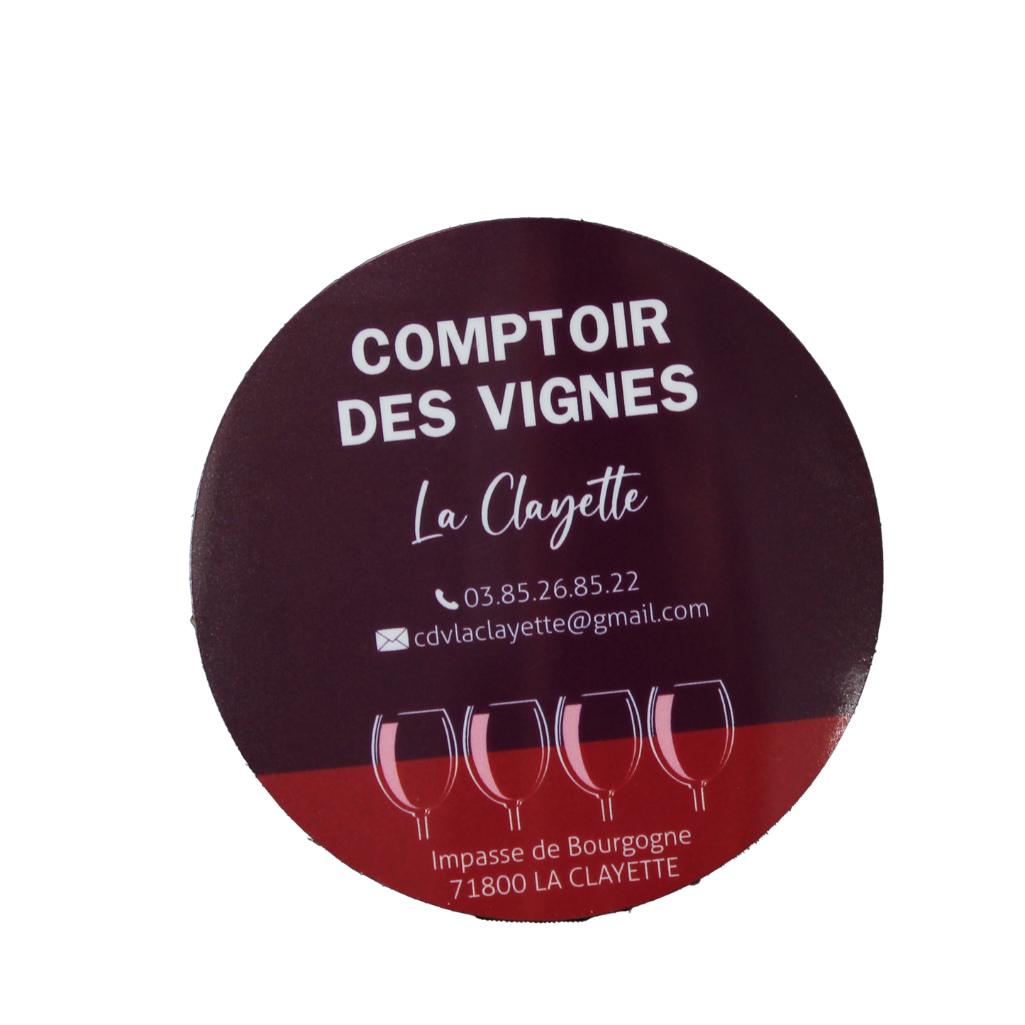 Disque anti-goutte Vinodisc par 1 pc personnalisé