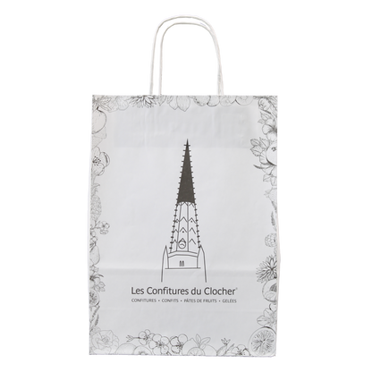 Sac papier Esprit Eco poignées torsadées cabas 35x14x36cm personnalisé