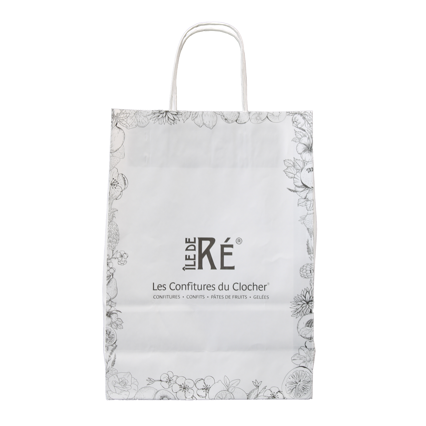Esprit Eco paper bag with twisted handles, 3 bottles, 26x8x39cm, personalized