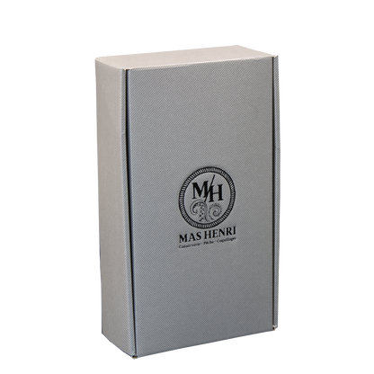Coffret carton Milan-New York-Riga 2 btls 18x9x34cm cm personnalisé