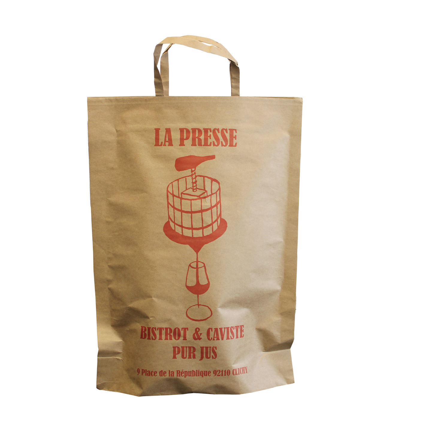 Espérance bag for 2 bottles, 28x9x38cm, factory customized