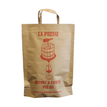 Espérance bag for 2 bottles, 28x9x38cm, factory customized