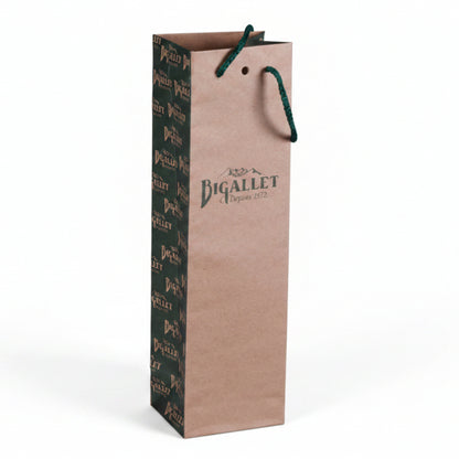 Sac papier luxe Magnum 13x11,5x44cm  personnalisé