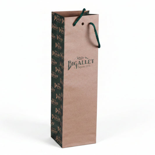 Sac papier luxe Magnum 13x11,5x44cm  personnalisé