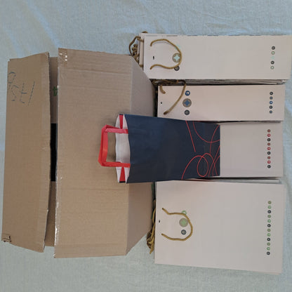 Lot de 234 emballages sac et carton Ravenne et Nuance