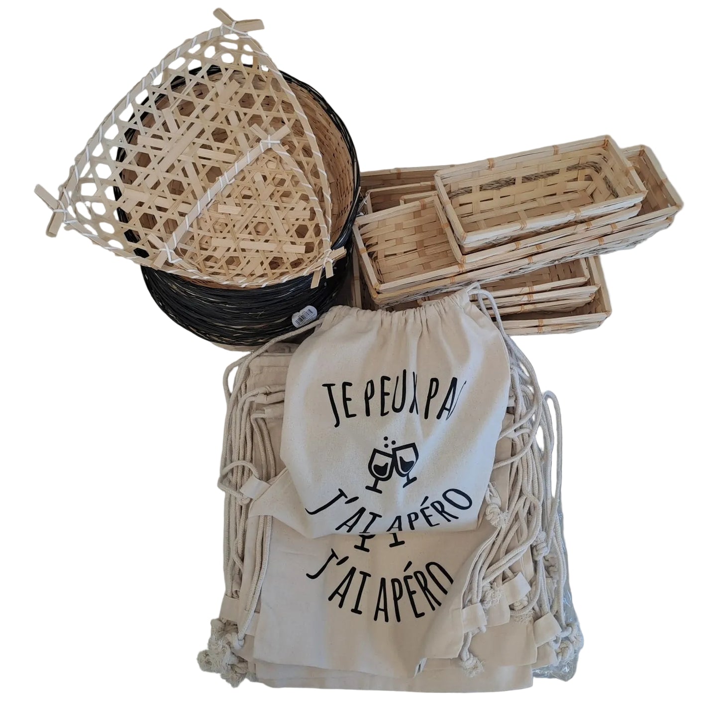 Assorted bottle holders - 10 Metal bottle holders