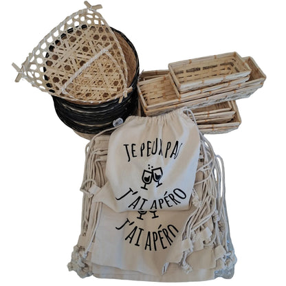 Assorted bottle holders - 10 Metal bottle holders