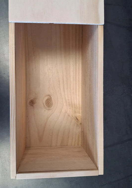Traditional pine wood Jeroboam crate