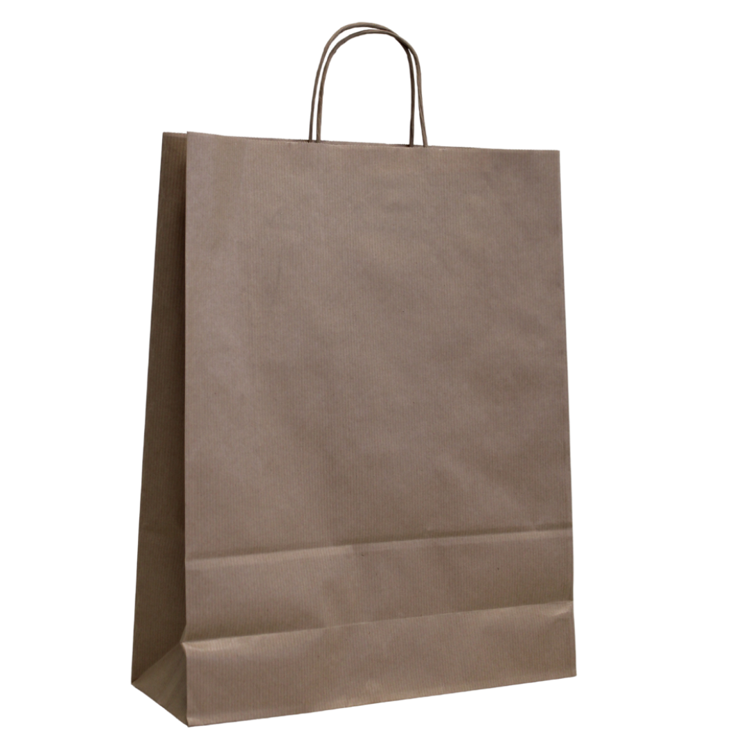 Sac Esprit Eco papier kraft cabas 32x12x41cm brun