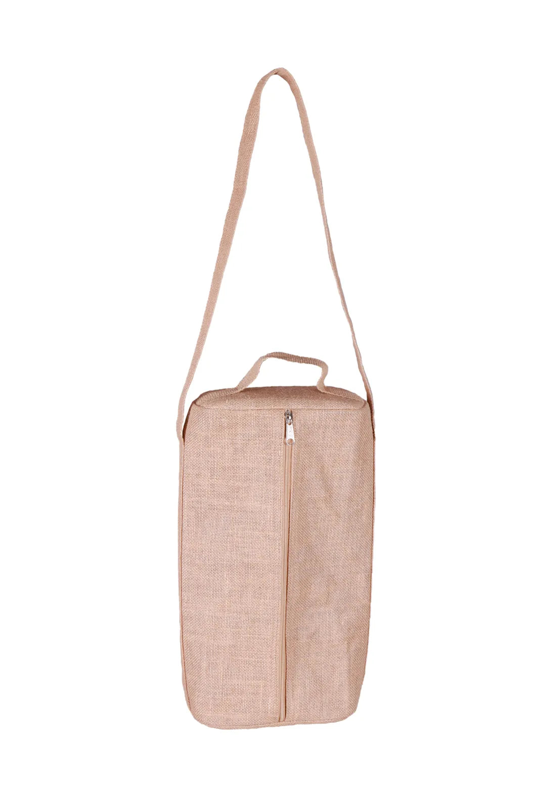 Goa reusable insulated jute bag for 2 bottles