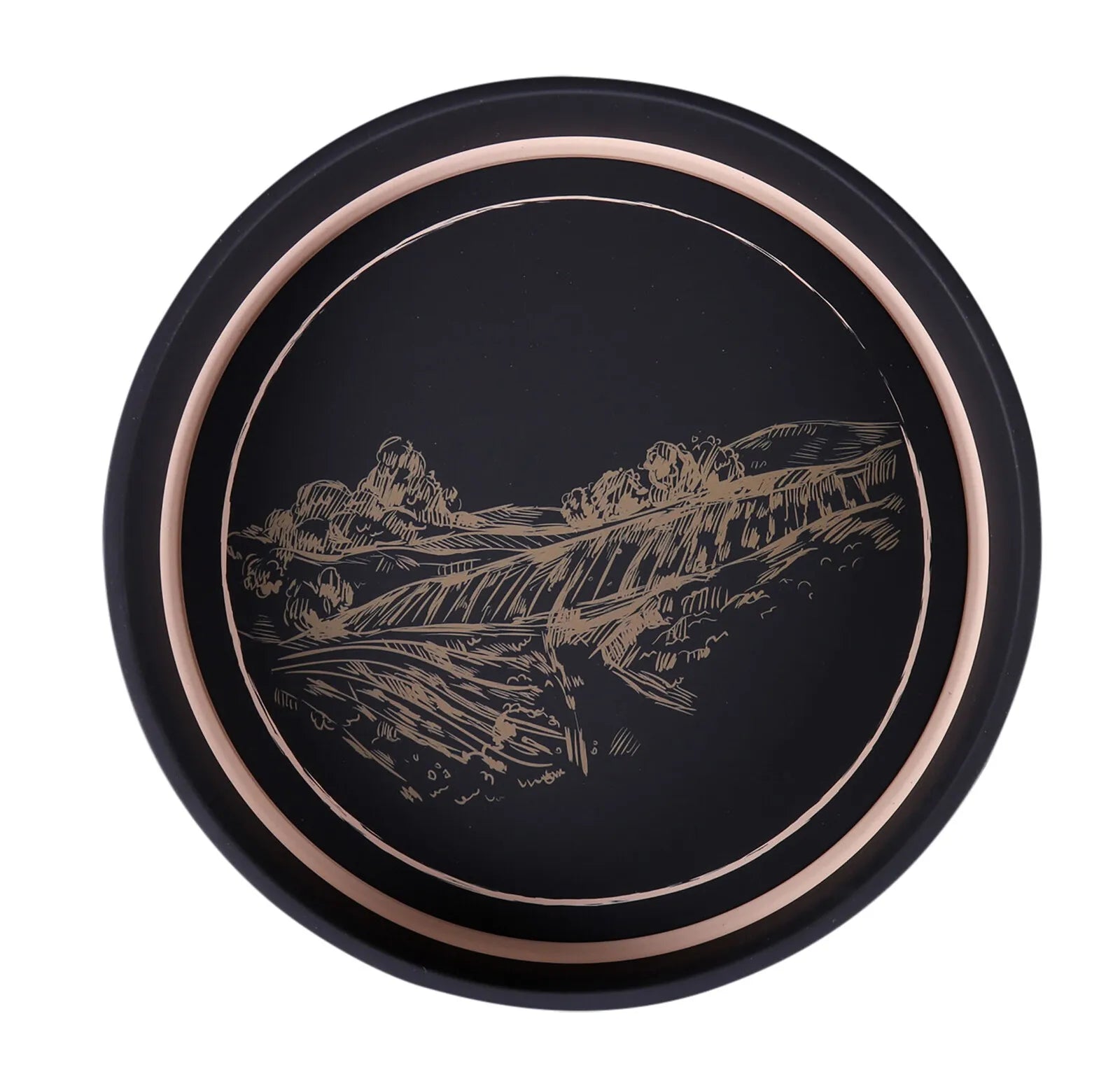 Viggo round metal tray - Gusto