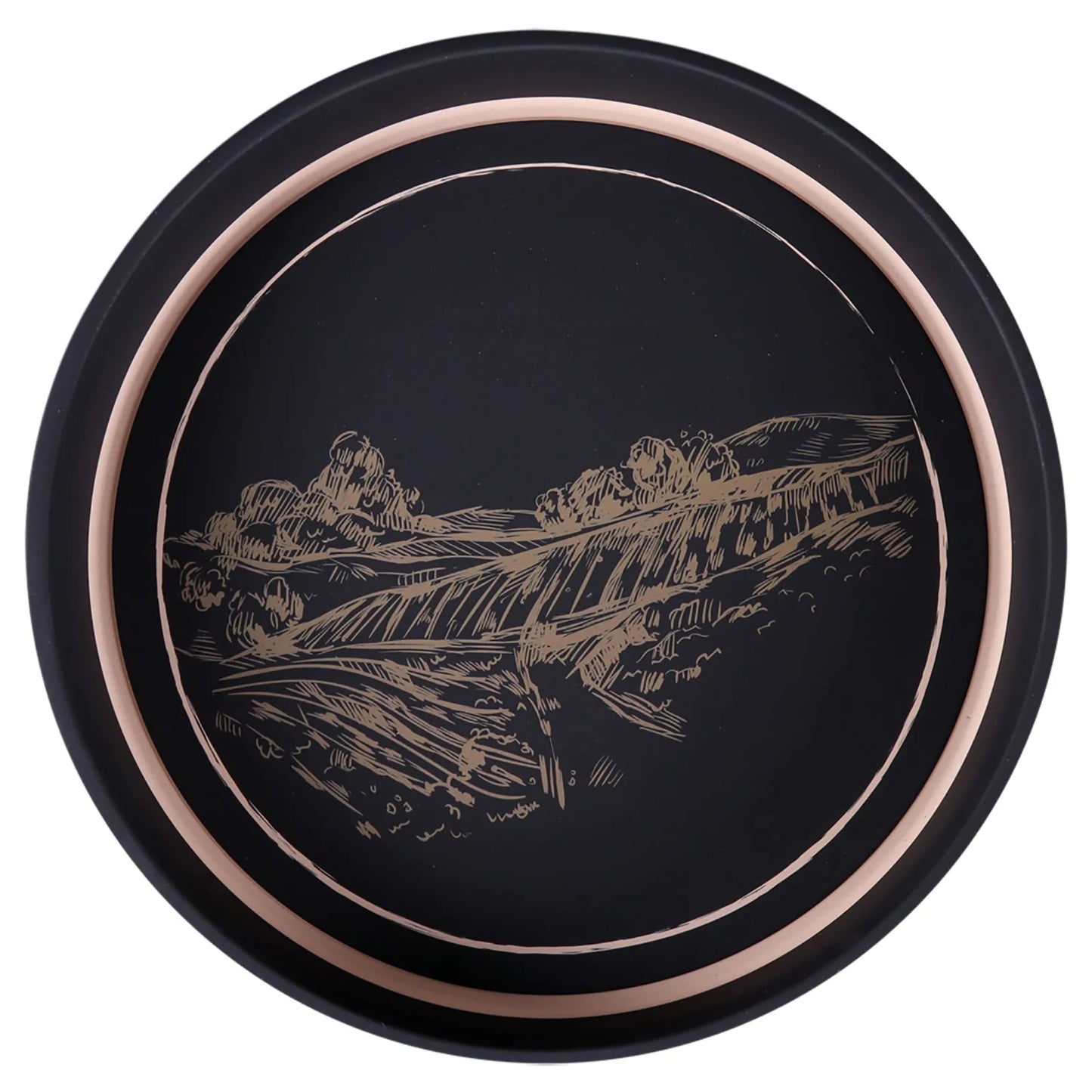 Viggo round metal tray - Gusto