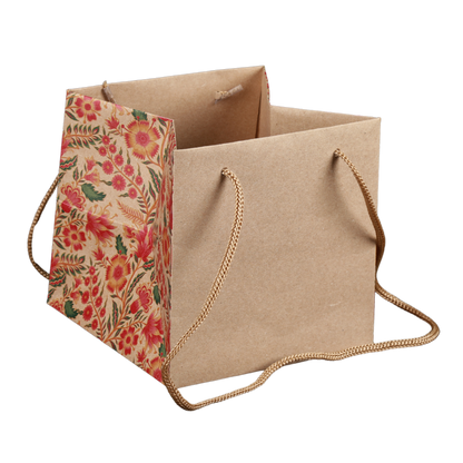 Sac papier luxe cabas 35x14x44cm personnalisé