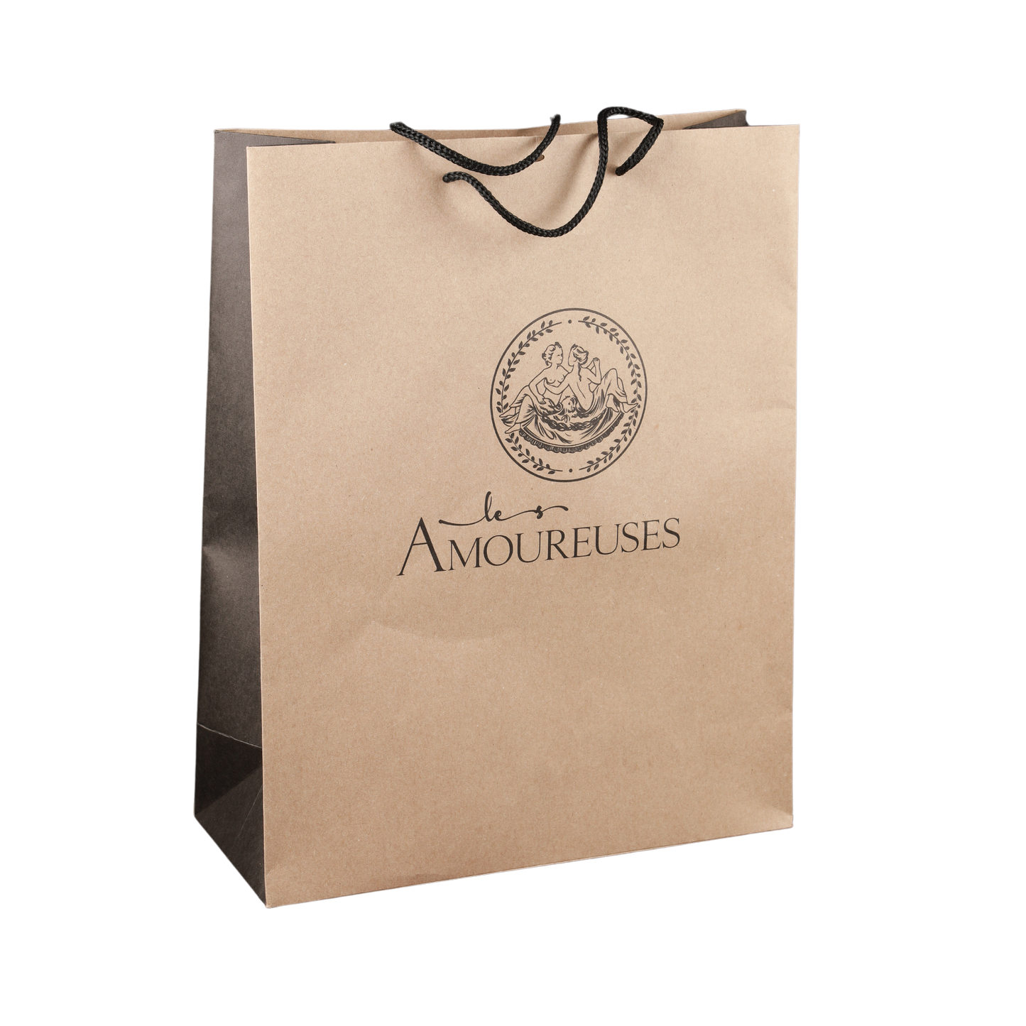 Sac papier luxe cabas 35x14x44cm personnalisé