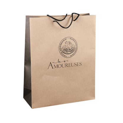 Sac papier luxe cabas 35x14x44cm personnalisé