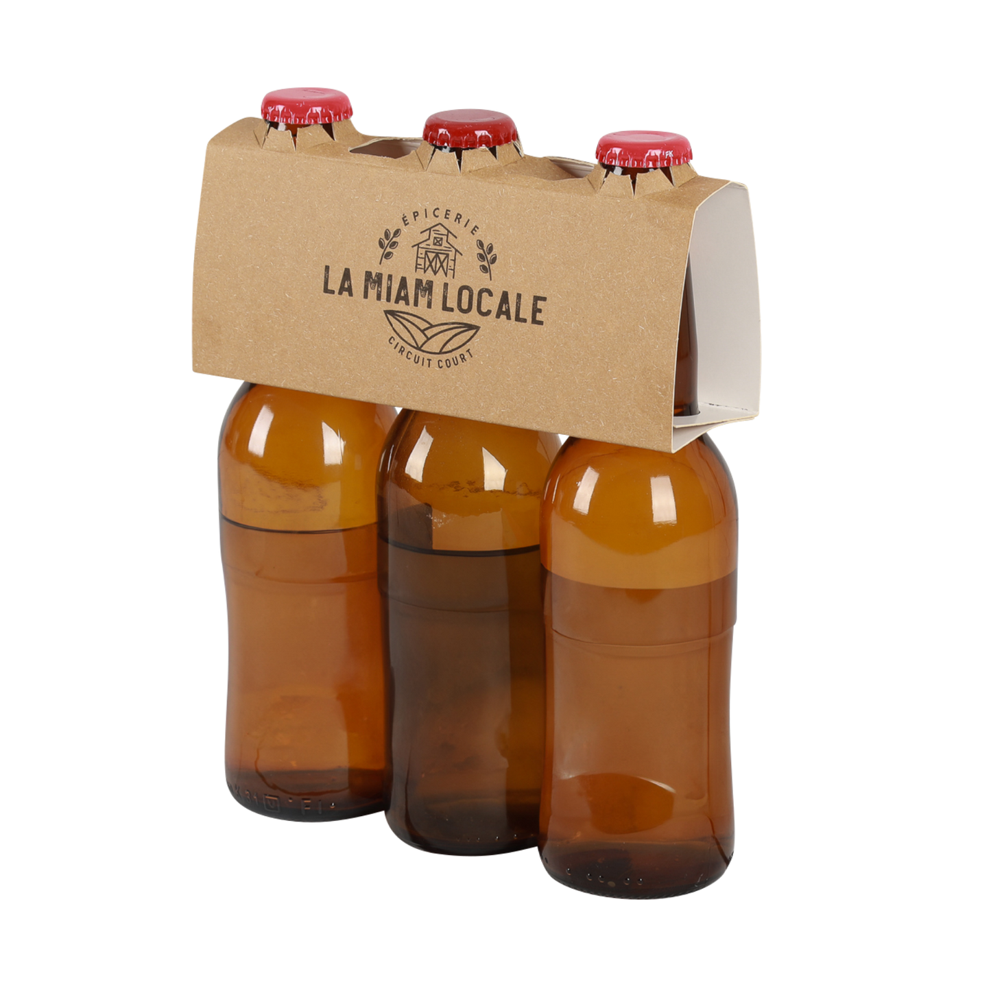 Tripack carton 3 bières personnalisé