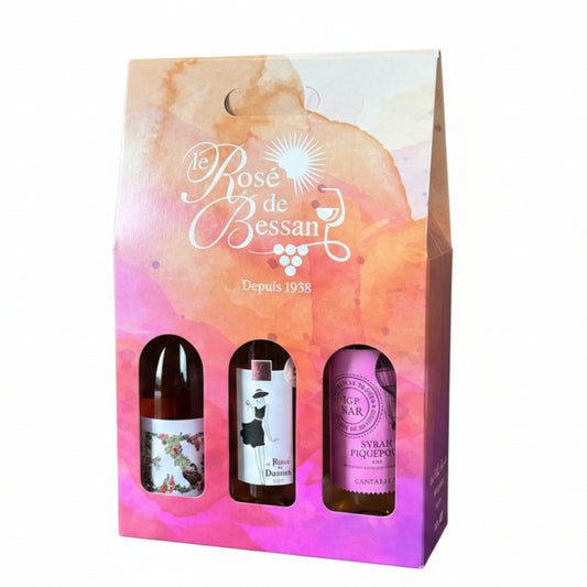 Valisette carton offset 3 btls 27x9x41cm personnalisée