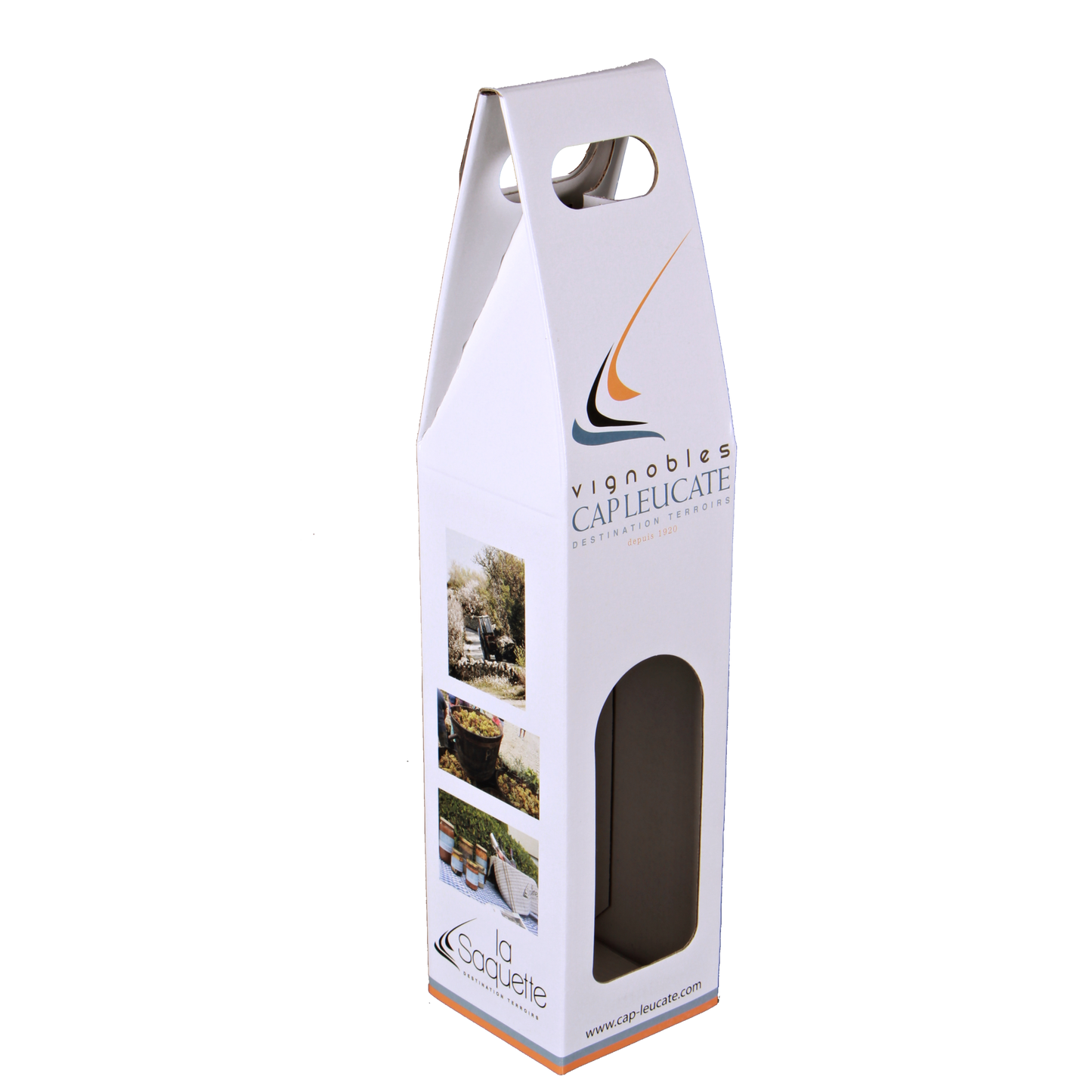 Valisette carton offset 1 btl 9x9x41cm personnalisée