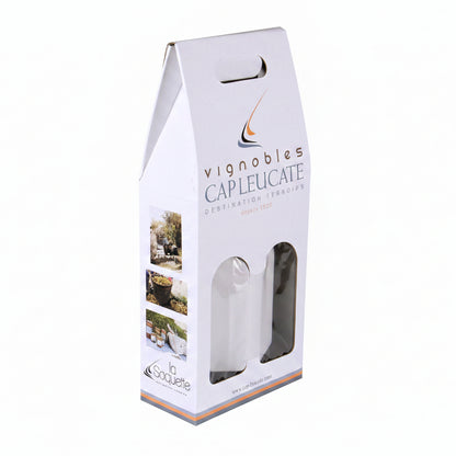 Valisette carton offset 2 btls 18x9x41cm personnalisée