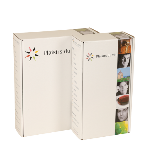 Coffret carton offset 3 btls 30x9.3x36cm personnalisé
