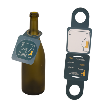 Vinodisc anti-drip disc, custom neck card