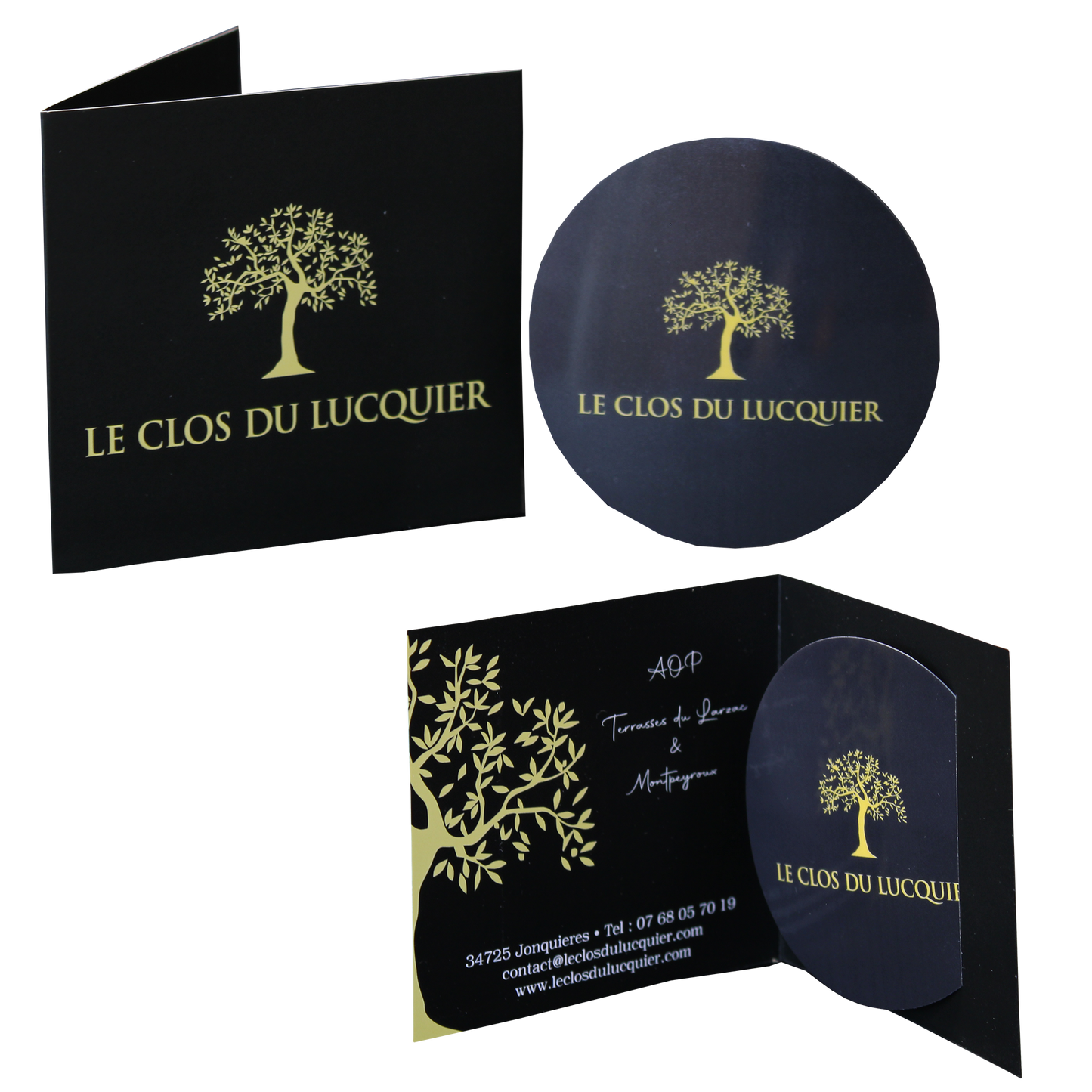 Disque anti-goutte Vinodisc carte volet personnalisé