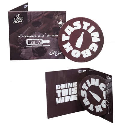 Disque anti-goutte Vinodisc carte volet personnalisé